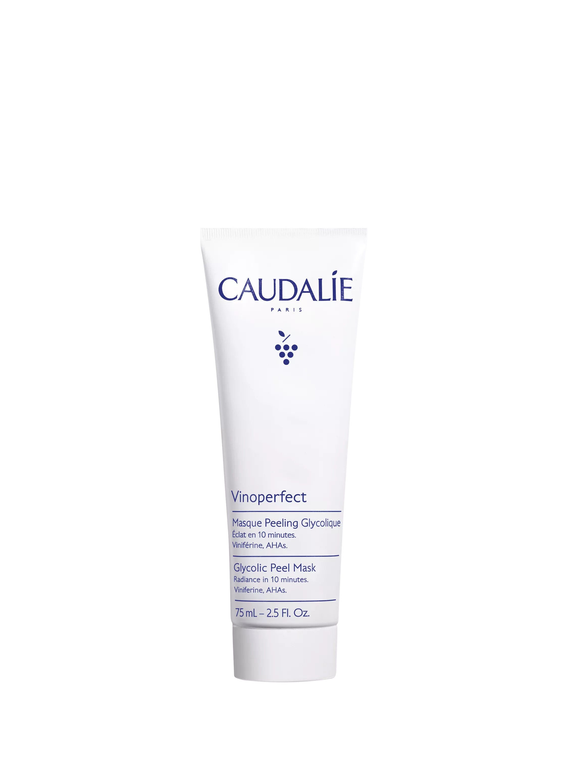 Caudalie Glycolic Peel Mask 75ml, imported from the UK