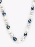 Lido pearl necklace peacock white - British product