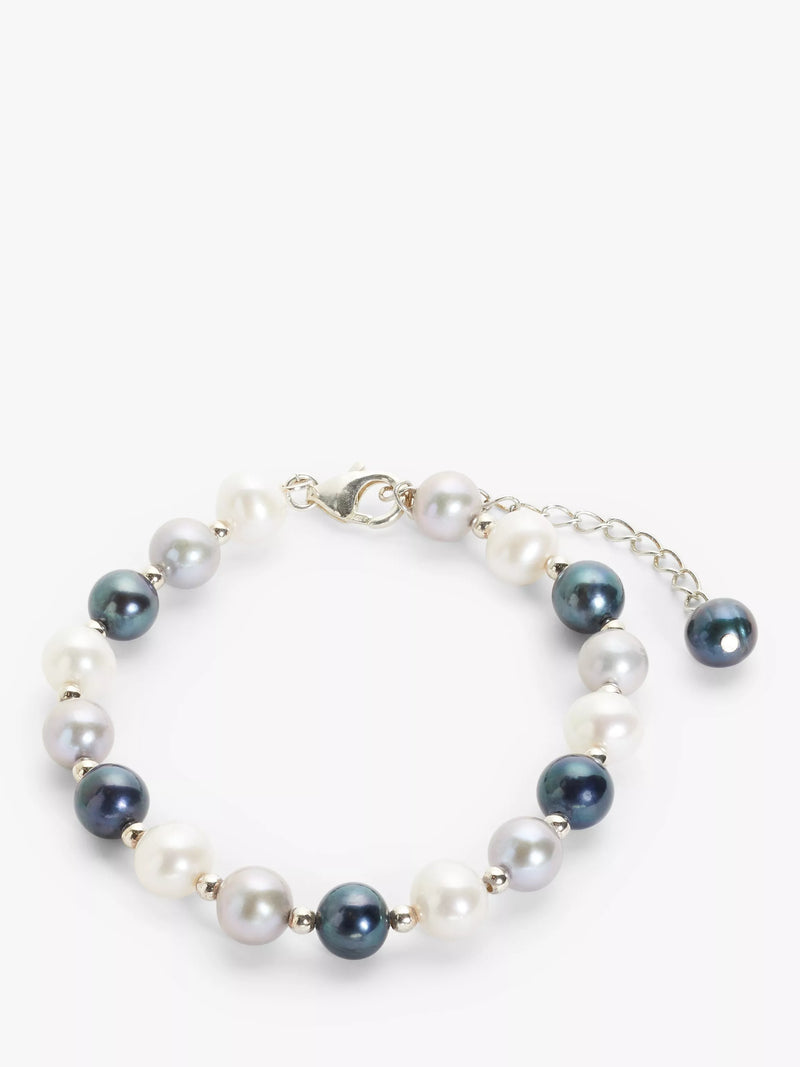 Lido freshwater pearl sterling silver bracelet, imported from the UK