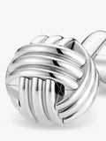 Montblanc Sartorial Knot silver cufflinks, imported from the UK