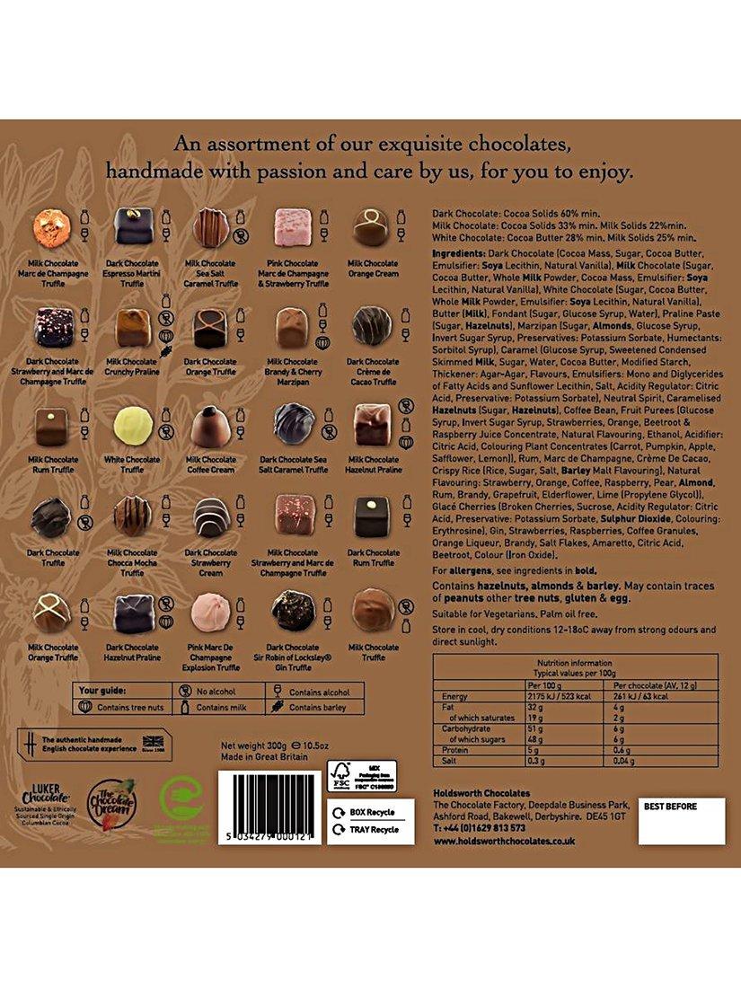 Holdsworth luxury chocolate assortment box 300g, UK version
