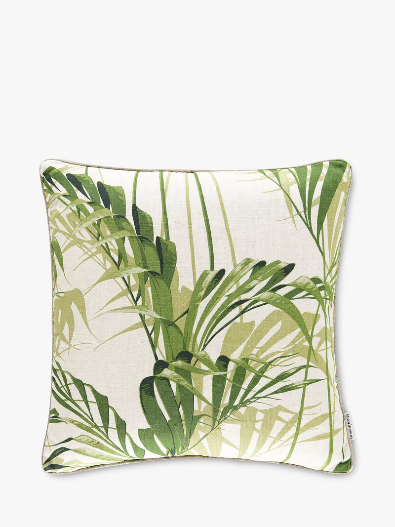 Sanderson Palmhouse leafy frond cushion (British brand)