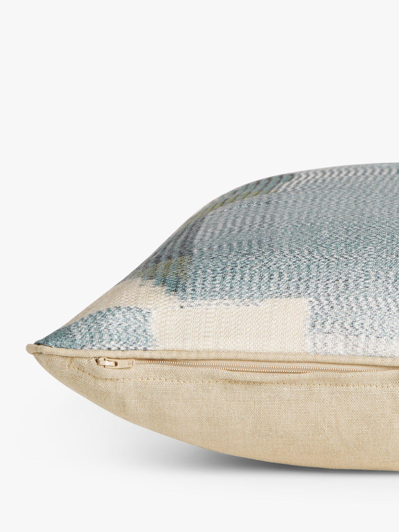 Harlequin abstract weave multi-coloured cushion, UK version