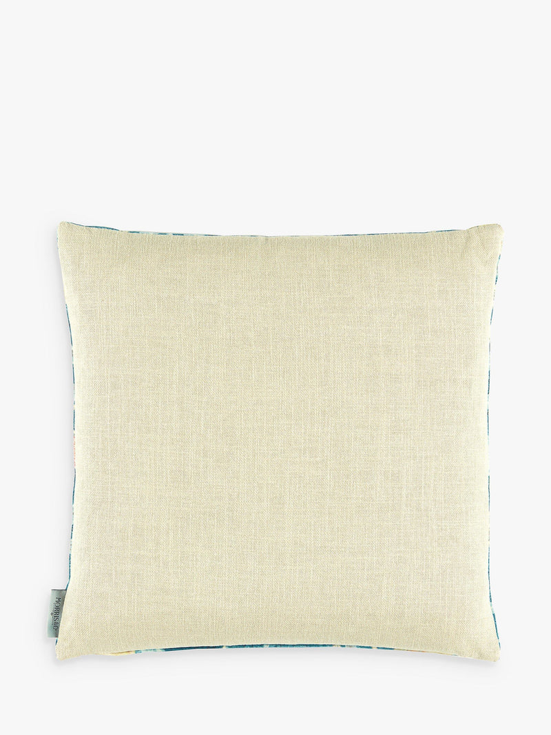 Morris & Co. velvet fruit cushion indigo slate - British product