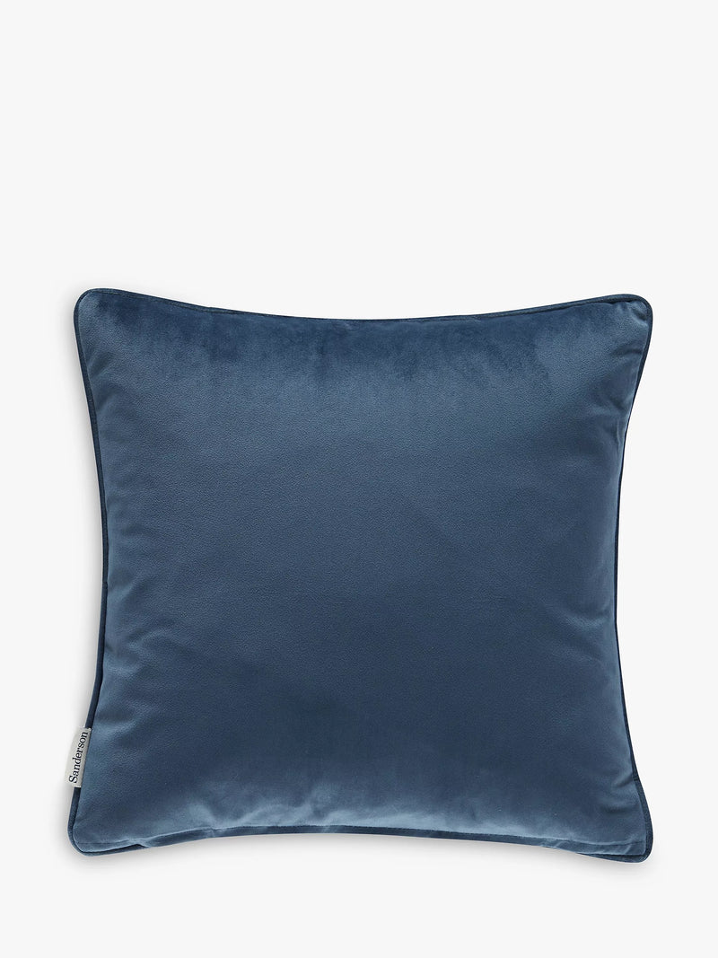 Sanderson lemur cushion blue 43cm, UK version