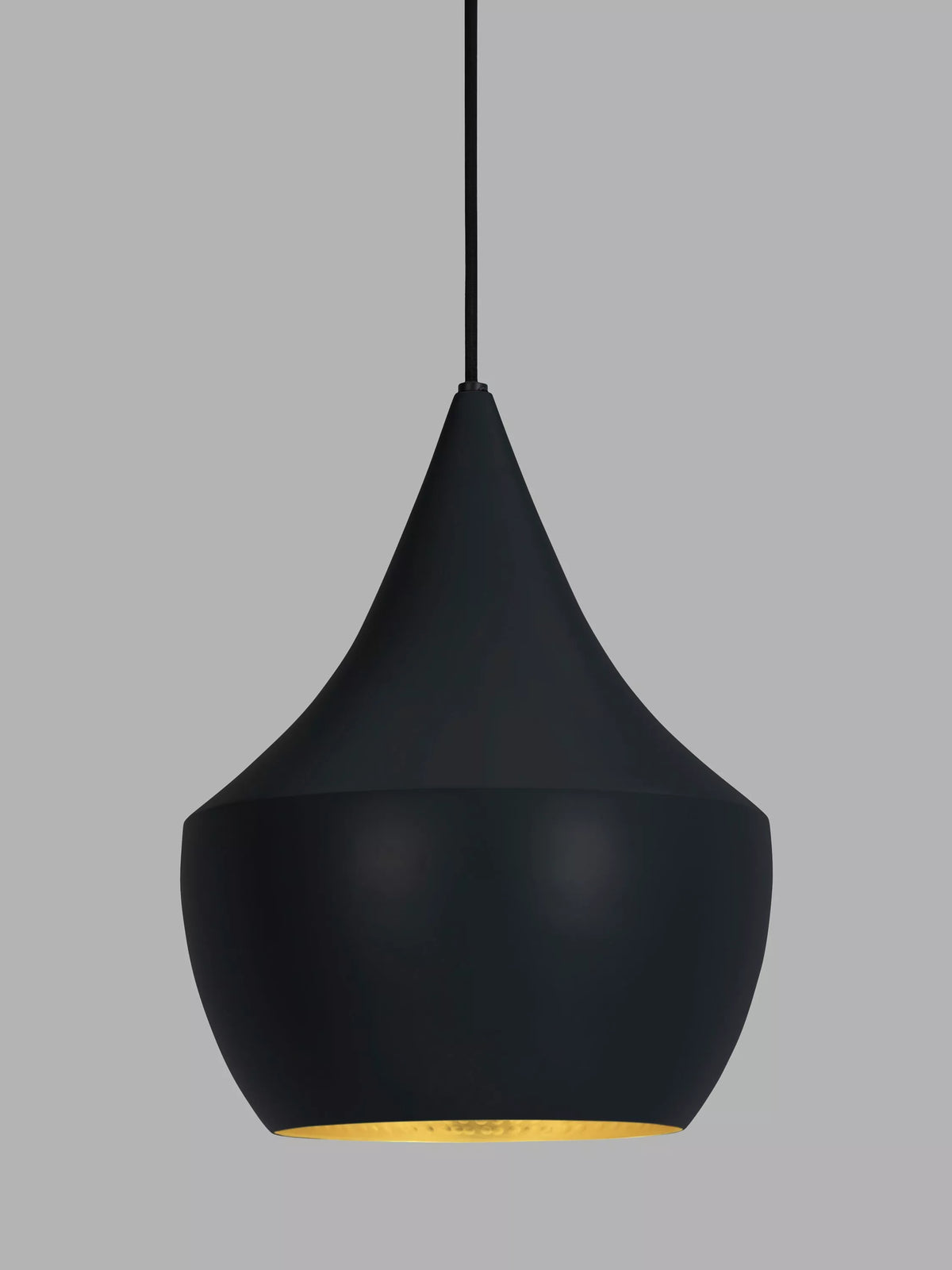 Tom Dixon Beat Fat LED ceiling light in black - British product