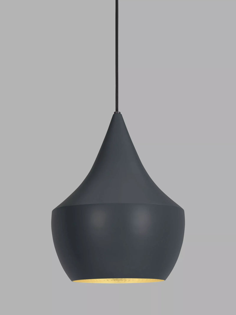 Tom Dixon Beat Fat LED ceiling light in black - British product