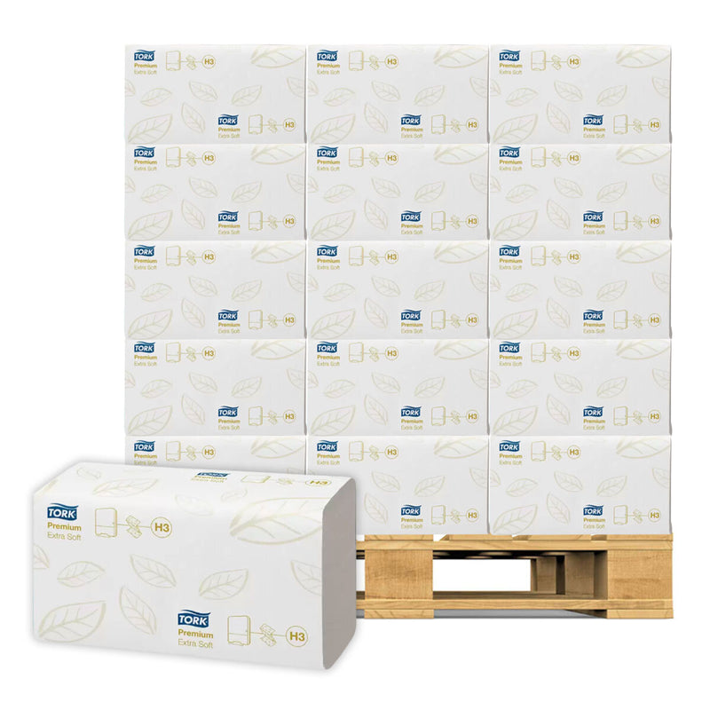Tork Premium Hand Towels, 15 packs of 200 sheets (British brand)