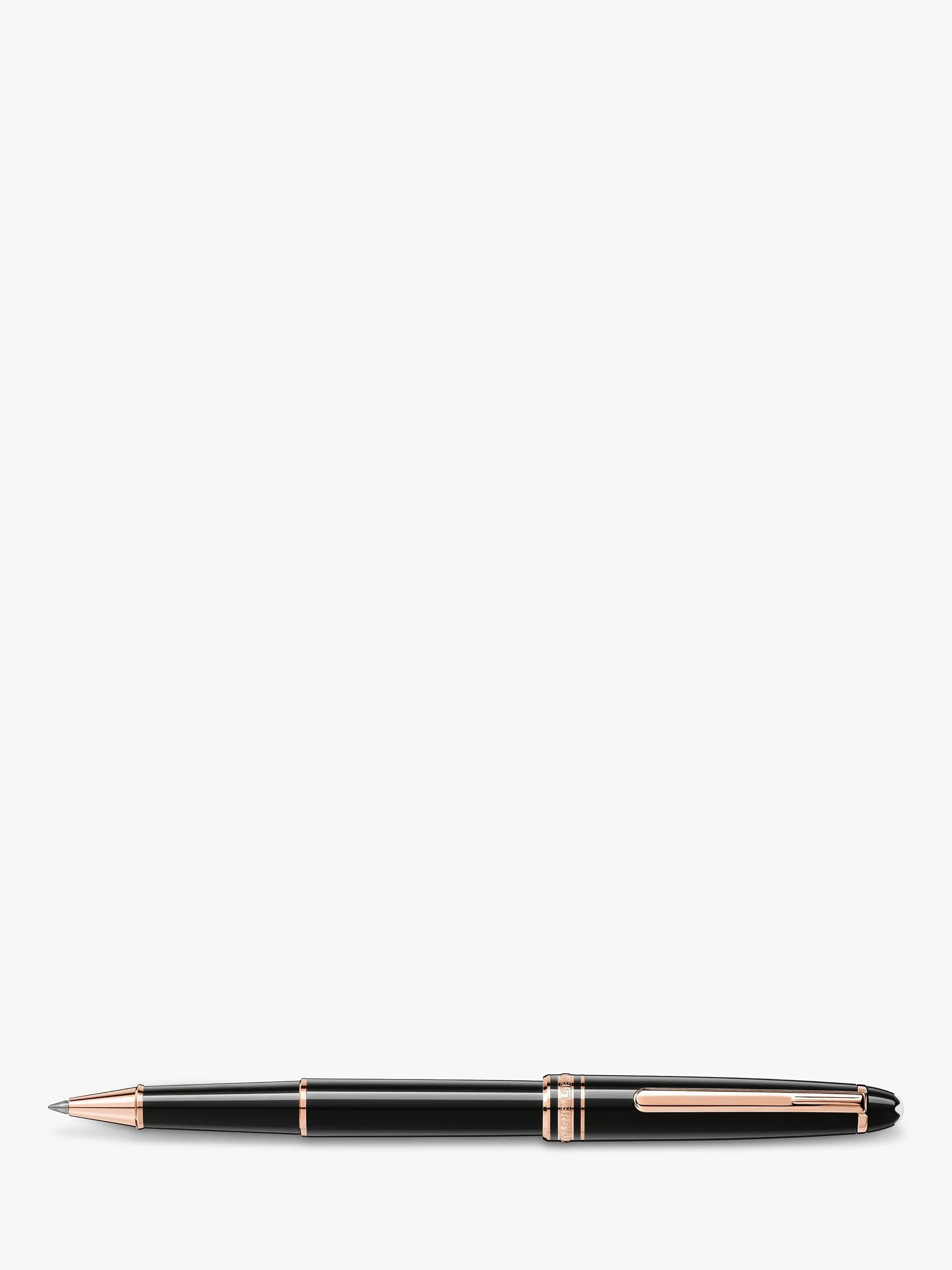 Montblanc Meisterstück rollerball pen rose gold fine nib - British product