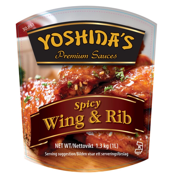 Yoshida's Spicy Wing Rib Sauce 1,3 kg, importiert aus den USA