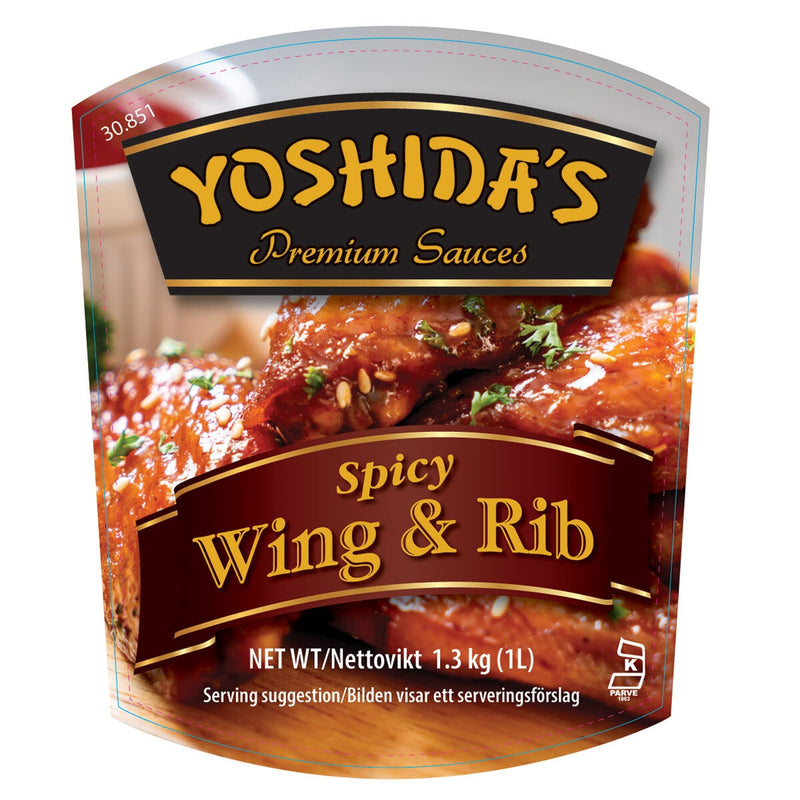 Yoshida's Spicy Wing Rib Sauce 1,3 kg, importiert aus den USA