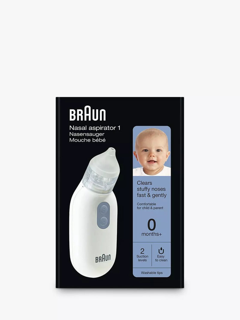 Braun electric nasal aspirator for babies, UK version
