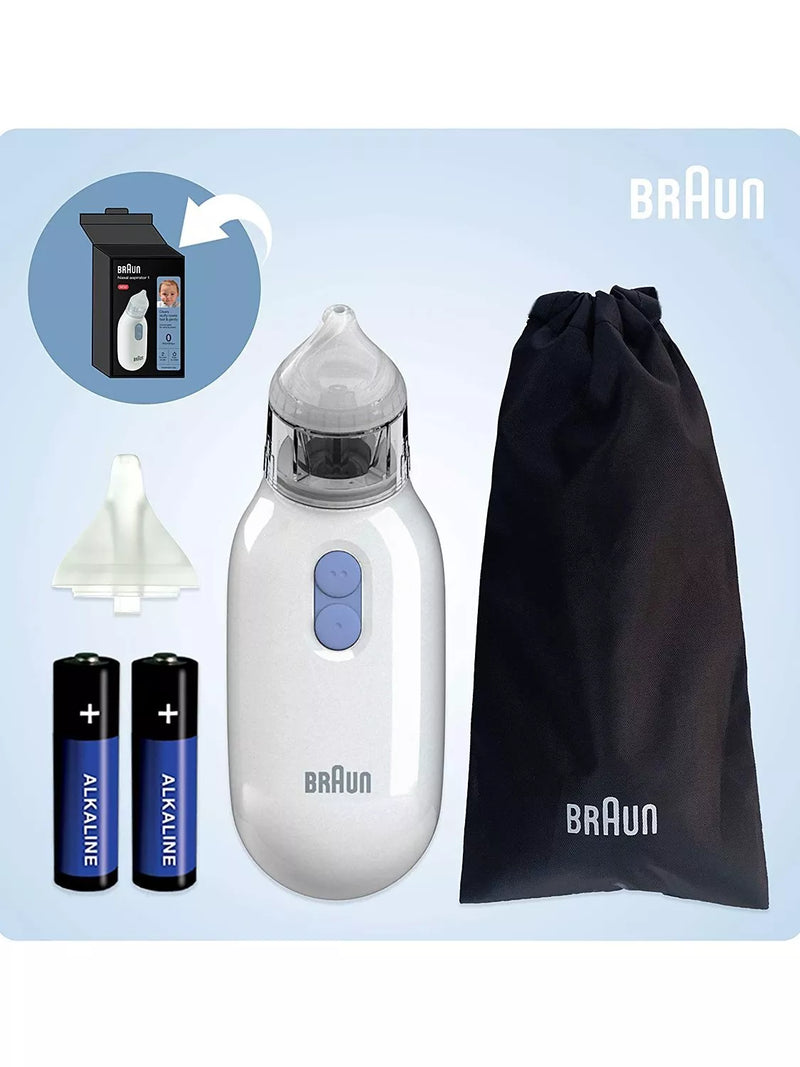 Braun electric nasal aspirator for babies, UK version