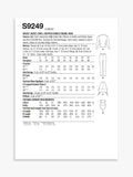 Simplicity S9249 costume pattern for cosplay sewing (British brand)