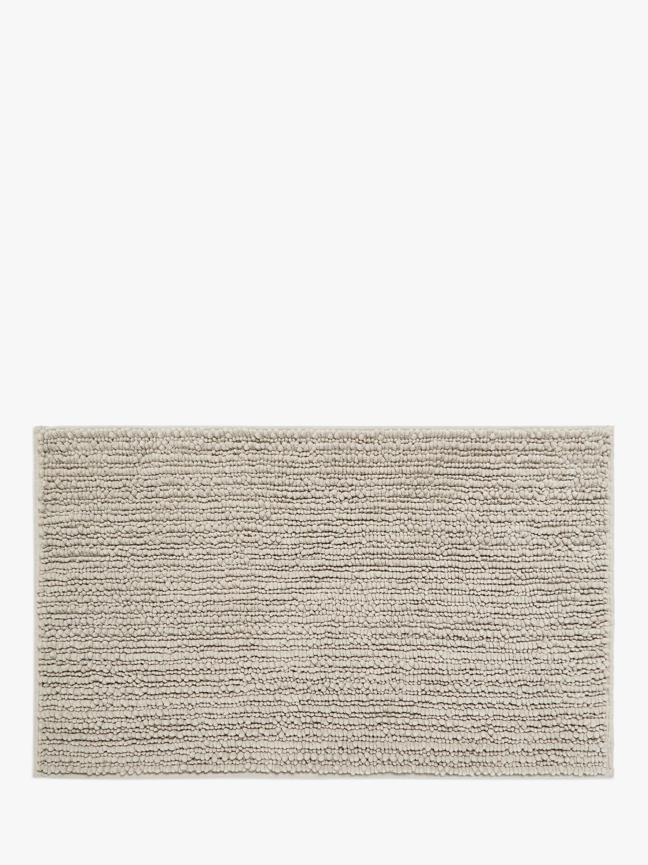 John Lewis Recycled Polyester Quick Dry Bobble Bath Mat, Natural