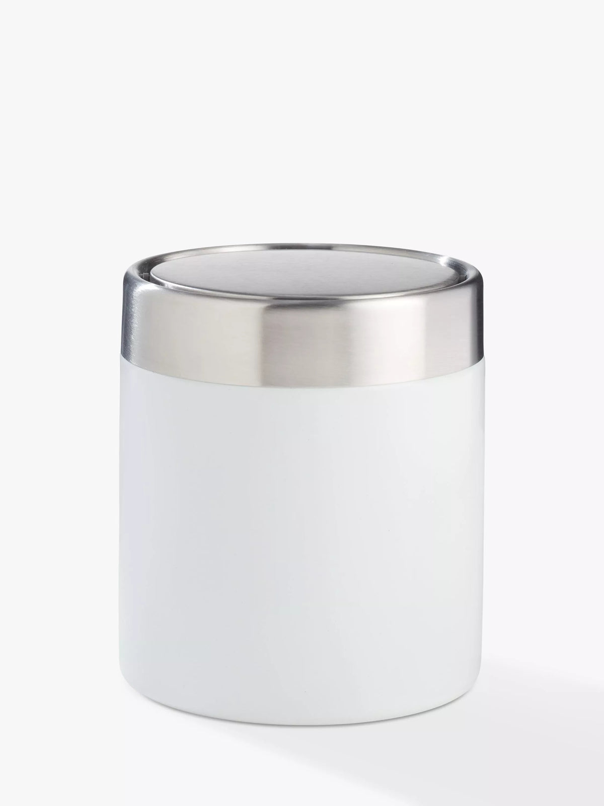 John Lewis bathroom bin white 1.5L, UK version