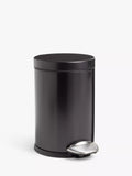 John Lewis Soft Close Bathroom Pedal Bin, 3L