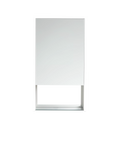 John Lewis mirrored illuminated bathroom cabinet with shelf - British product