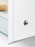 John Lewis mirrored illuminated bathroom cabinet with shelf - British product