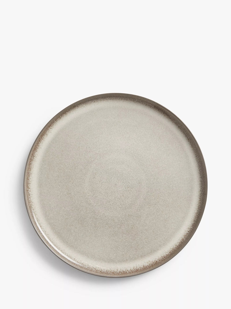 John Lewis Reactive Glaze Stoneware Dinner Plate 26.2cm