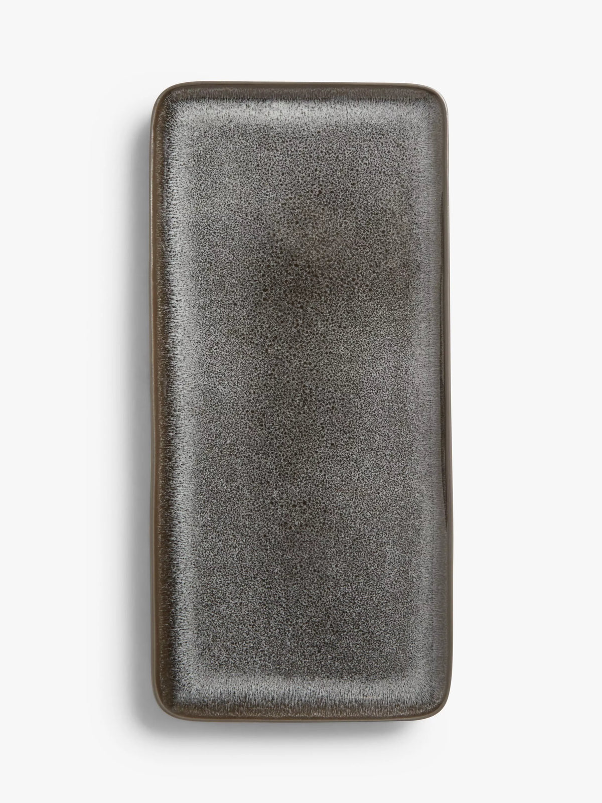John Lewis grey rectangular stoneware platter 33cm, UK version