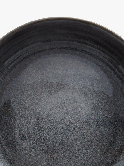 John Lewis Reaktiv Glasur Steintøy Serveringsskål, 27cm, Grå- Kjøp online hos McGrocer