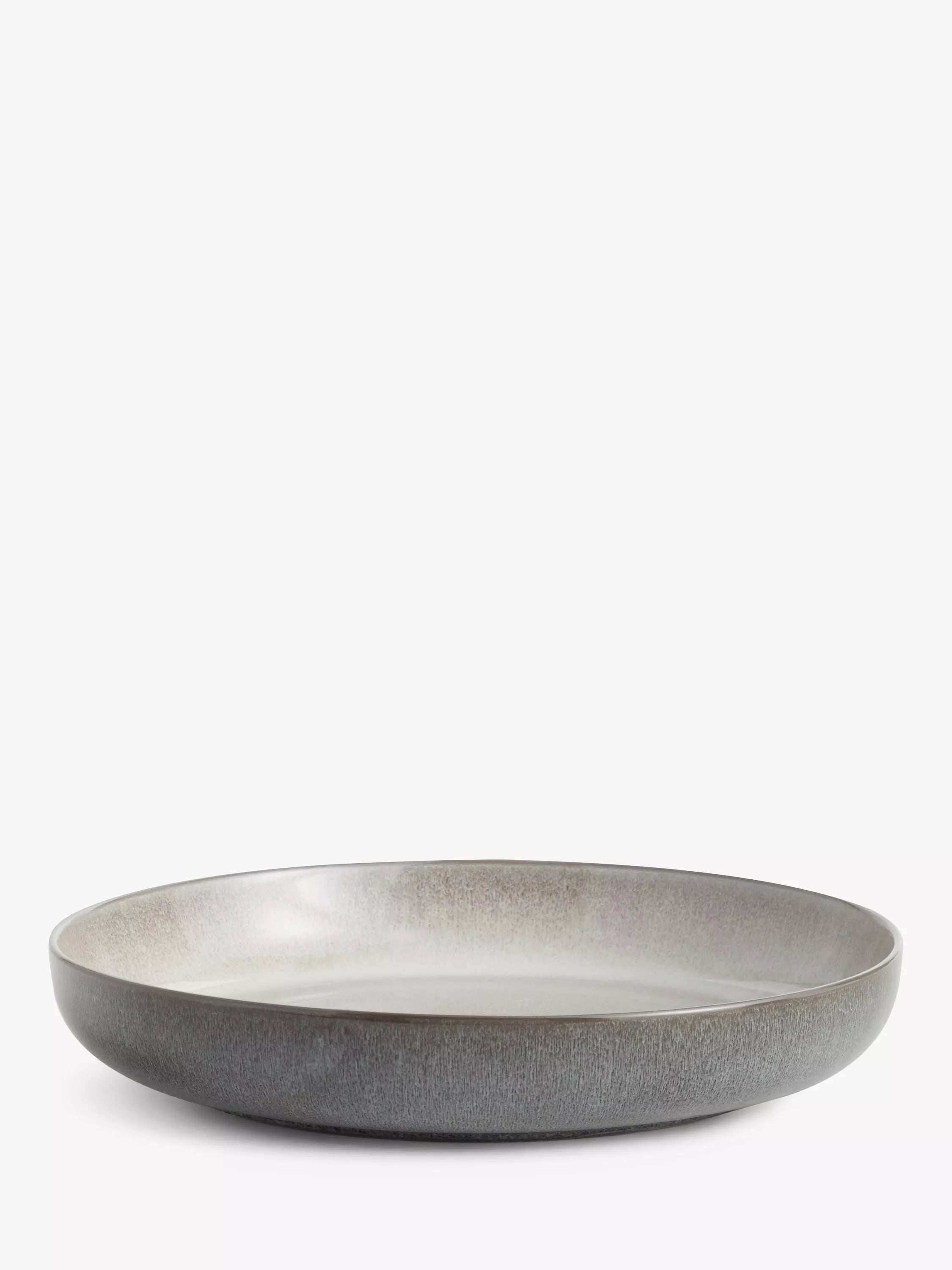 John Lewis Reactive Glaze Stoneware Pasta Bowl, 23.3cm