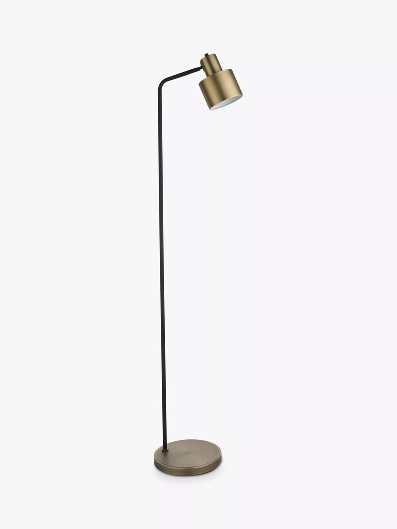 Bay Lighting floor lamp antique brass black, imported from the UK