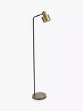Bay Lighting floor lamp antique brass black, imported from the UK