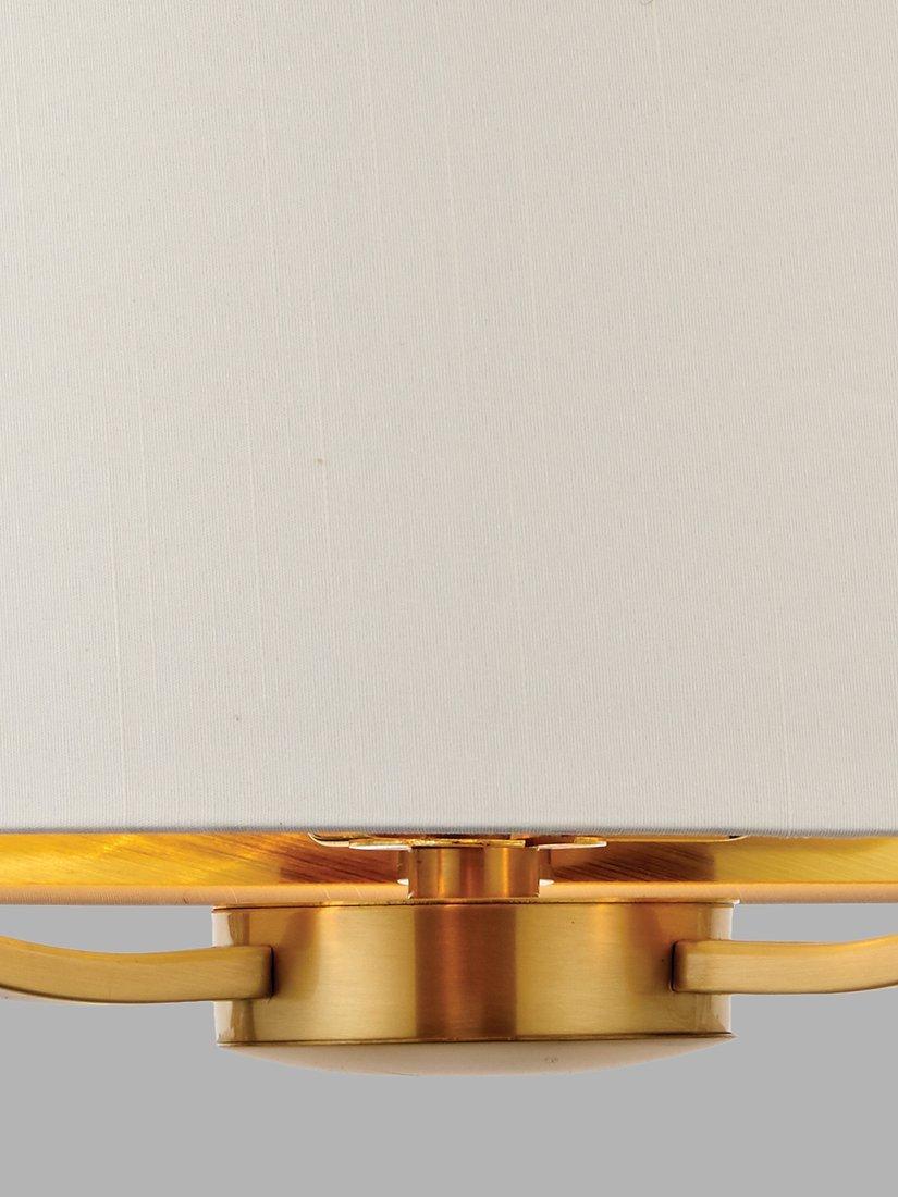 Bay Lighting Manor ceiling light in white and metallic brass (British brand)