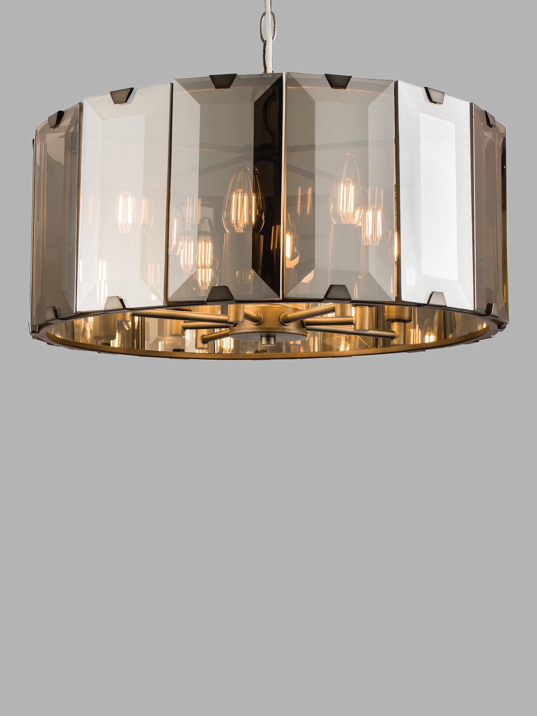 Bay Lighting ceiling light Slate Grey 20x50cm (British brand)