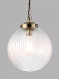 Bay Lighting Elena ribbed glass ceiling light 25cm (British brand)
