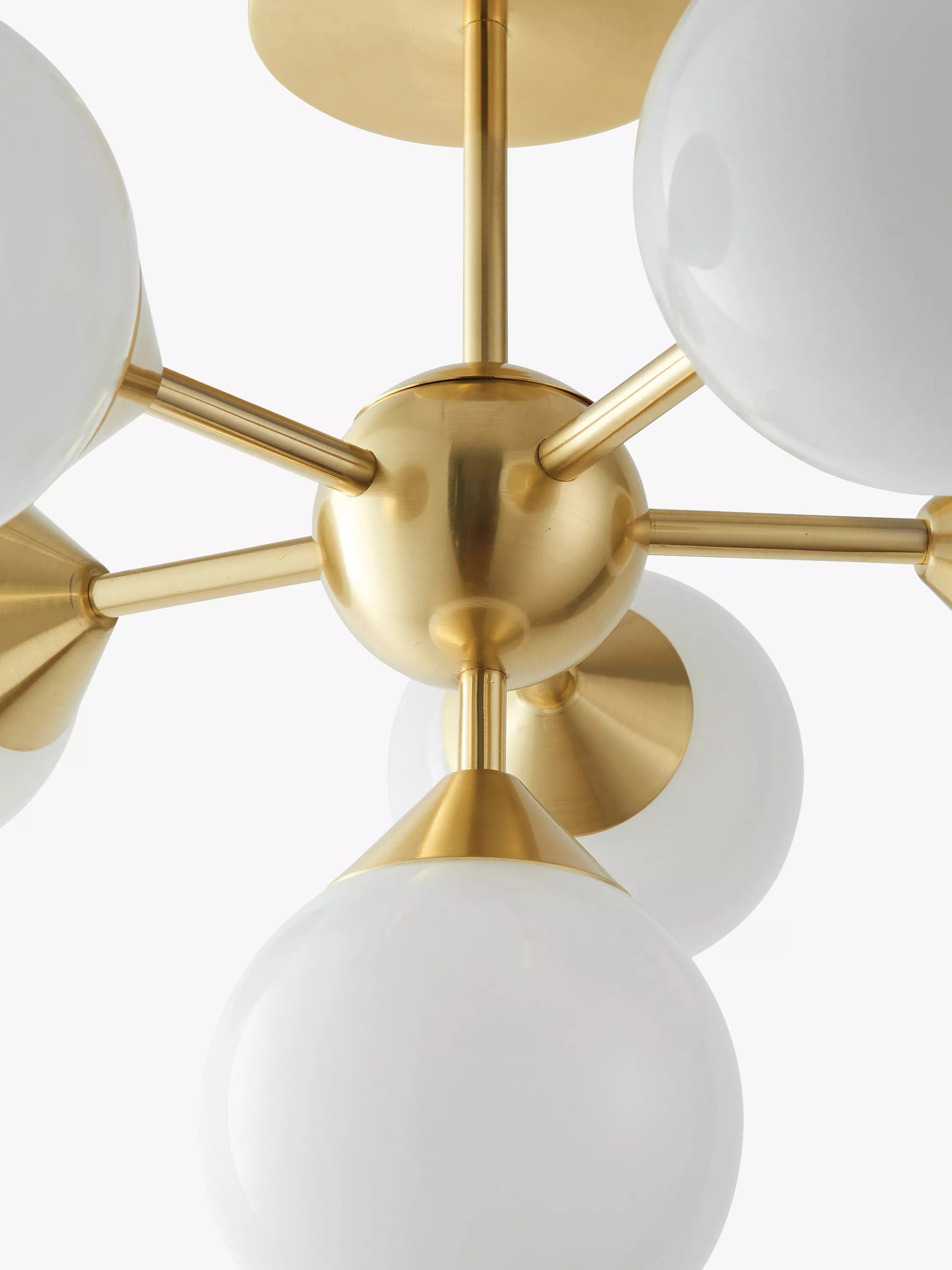 Bay Lighting Riess semi flush ceiling light 50cm - British product