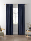 Sanderson Tuscany made to measure curtains in indigo, UK version