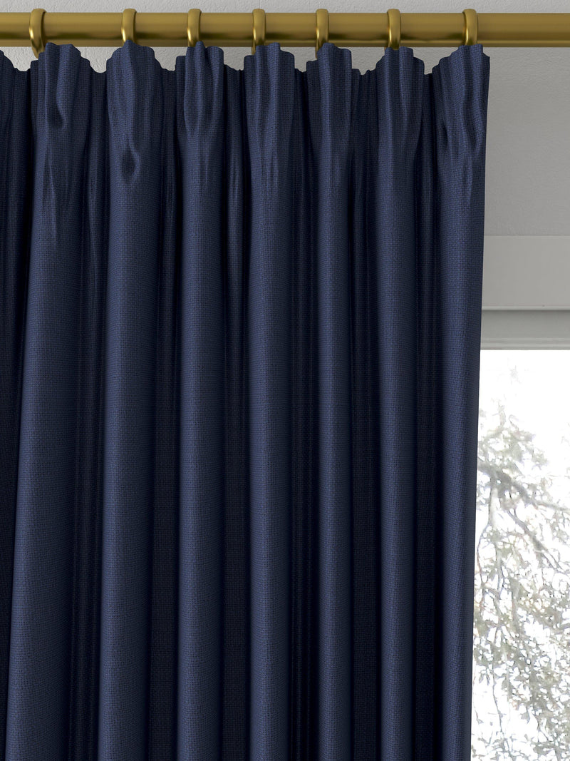 Sanderson Tuscany made to measure curtains in indigo, UK version