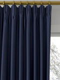 Sanderson Tuscany made to measure curtains in indigo, UK version