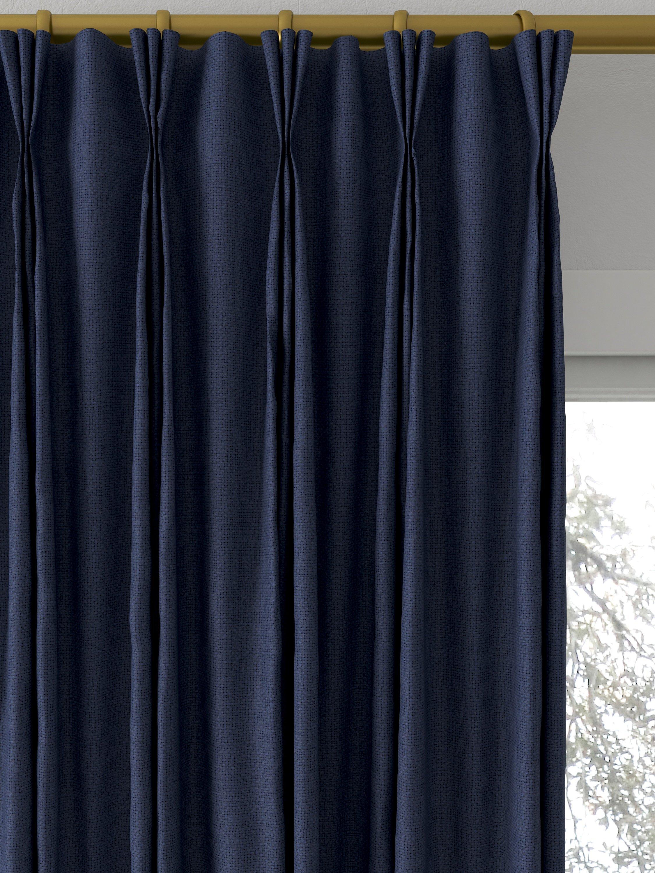 Sanderson Tuscany made to measure curtains in indigo, UK version