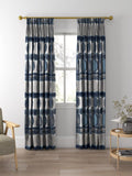 Harlequin Delphis curtains or roman blind Ink (British brand)