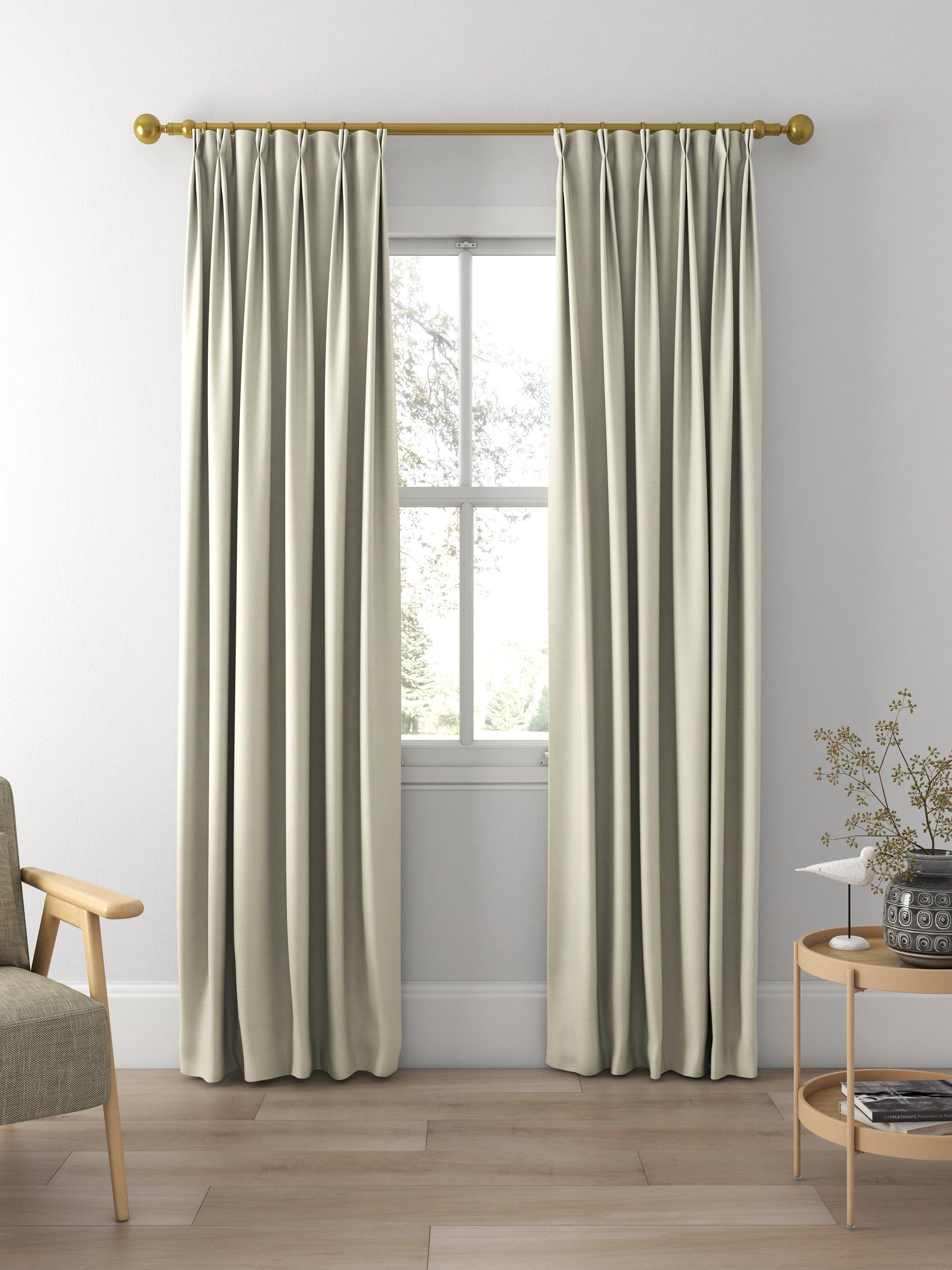 Sanderson Tuscany II made to measure curtains Manilla Beige, UK version