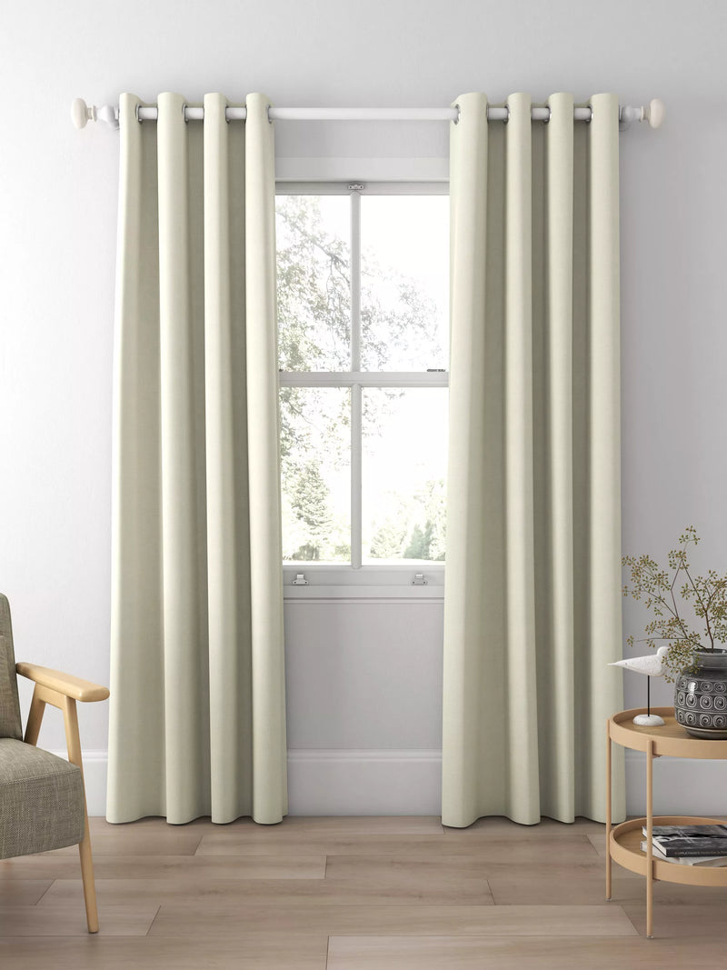 Sanderson Tuscany II made to measure curtains Manilla Beige, UK version