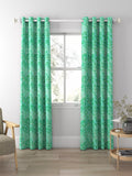 Morris & Co. Willow Boughs curtains in Sky/Leaf Green, UK version