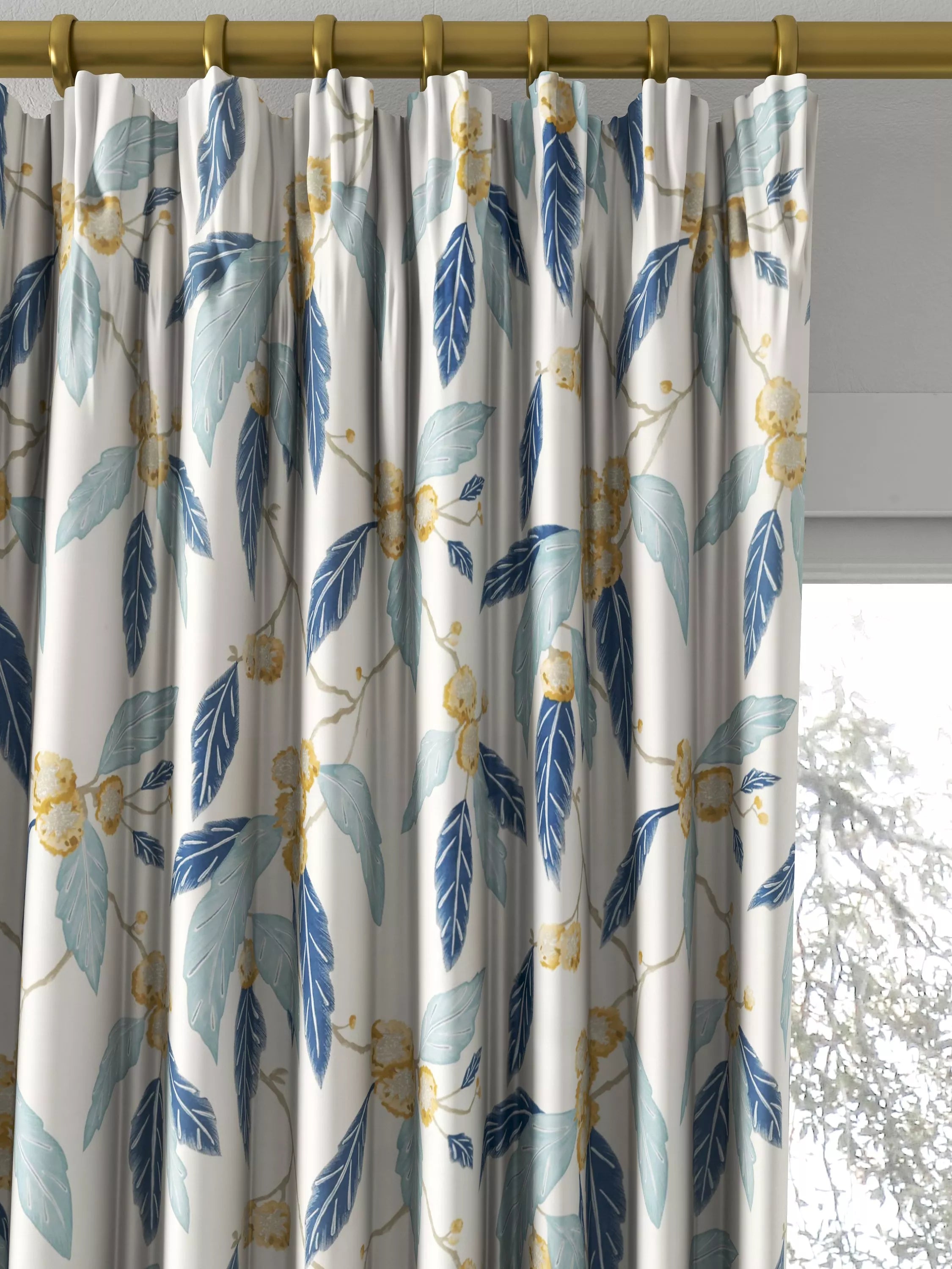 Harlequin Coppice made to measure floral curtains, UK version