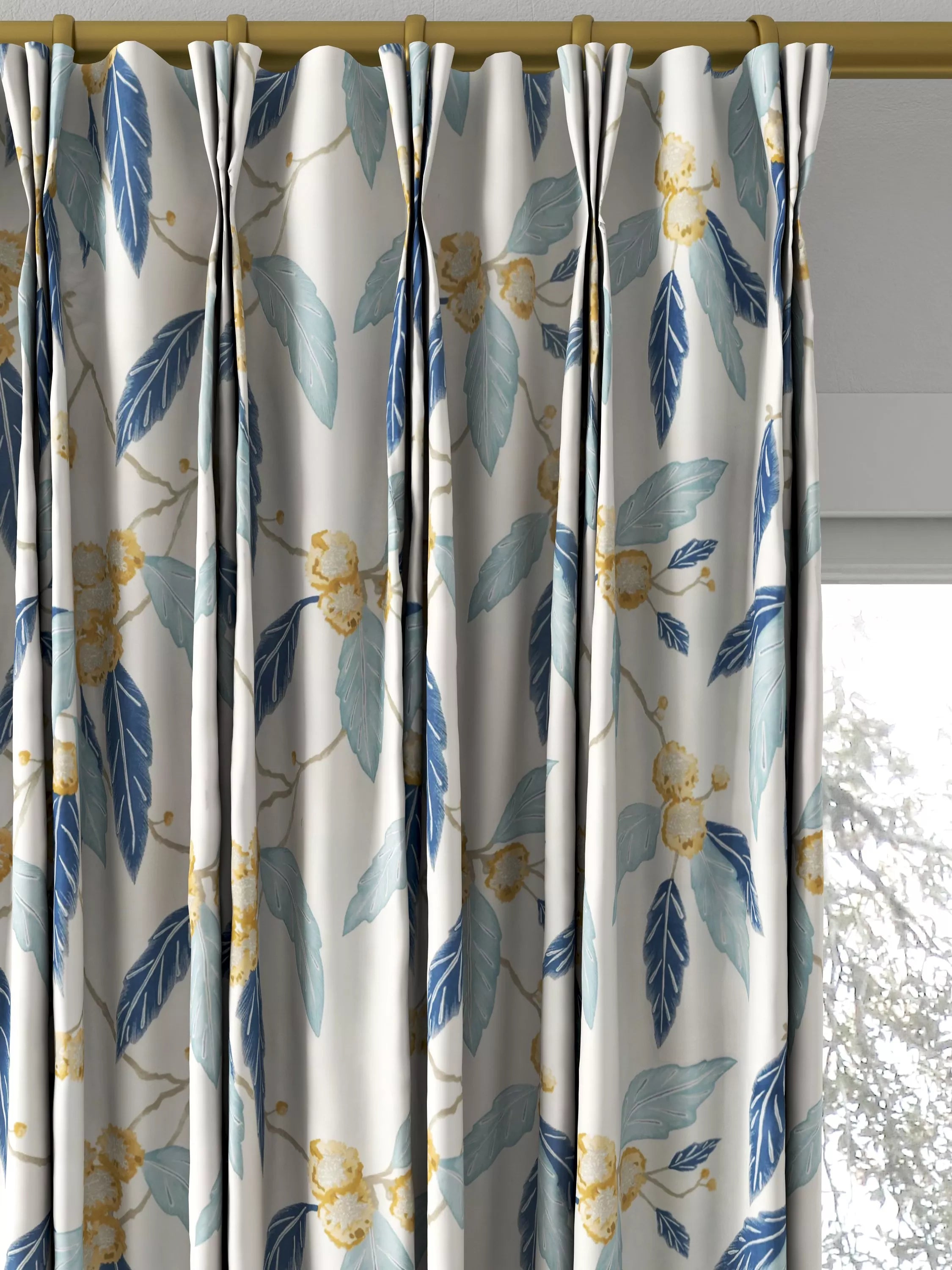 Harlequin Coppice made to measure floral curtains, UK version