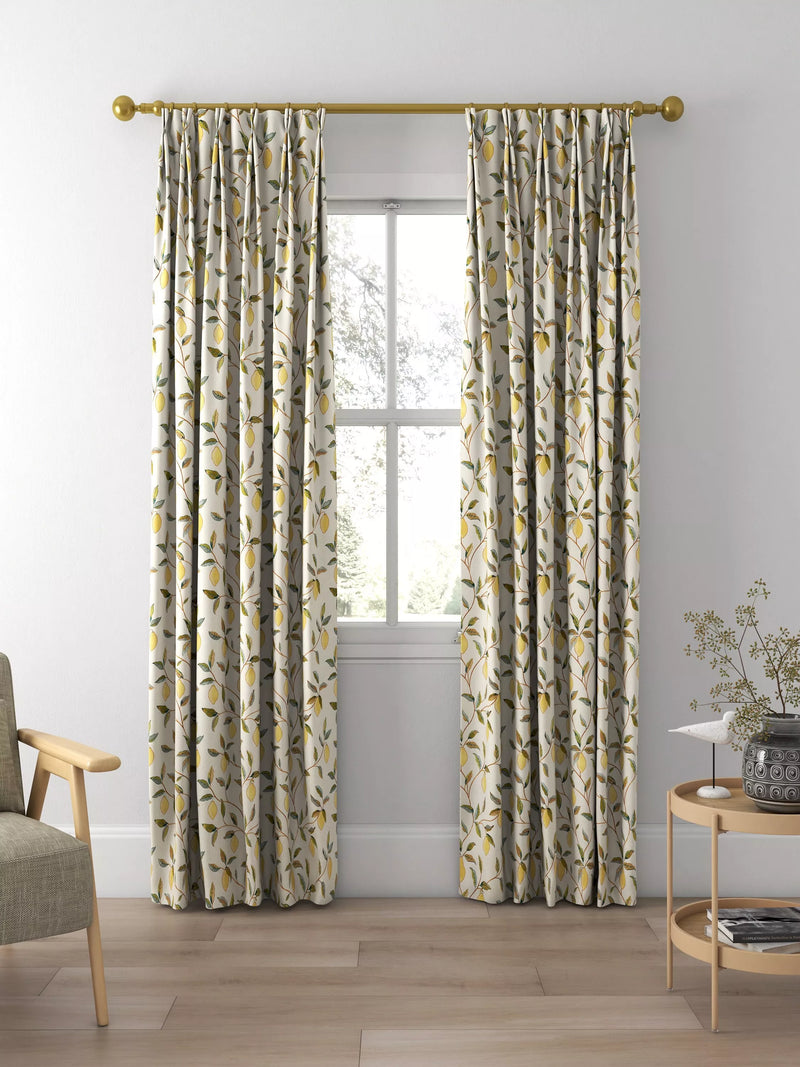 Morris & Co. Lemon Tree embroidered curtain - UK version
