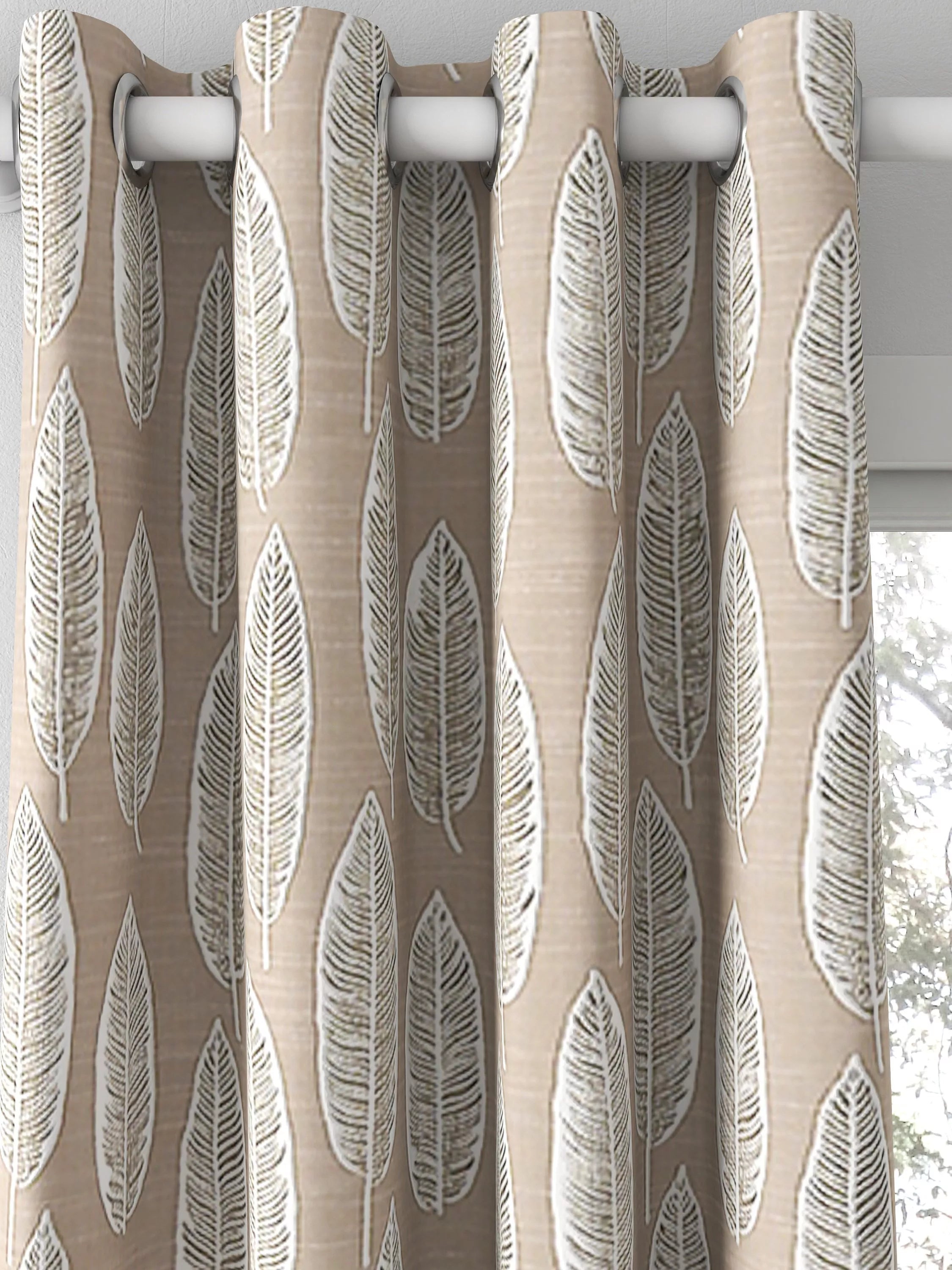 Prestigious Textiles Quill curtains Rosewood, imported from the UK