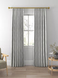 Prestigious Textiles Quill jacquard curtain in silver, made to measure - British product