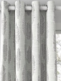 Prestigious Textiles Quill jacquard curtain in silver, made to measure - British product
