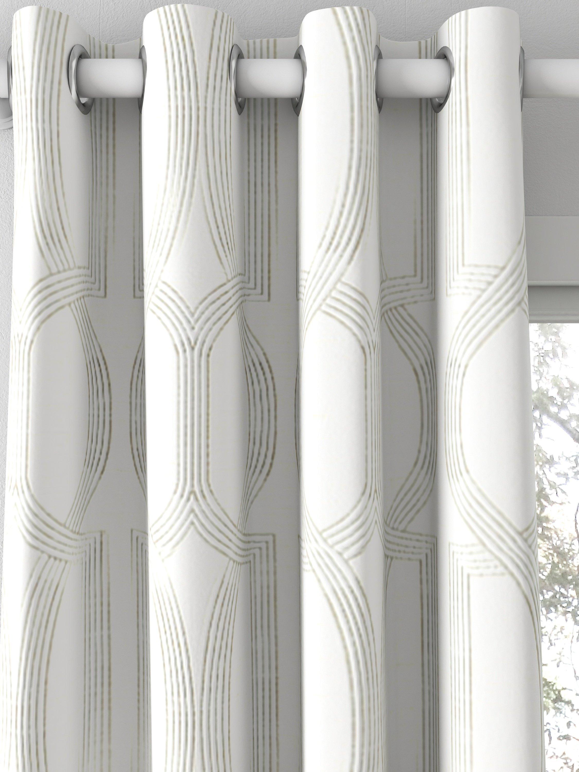 Prestigious Textiles Destiny Chalk curtains - British product