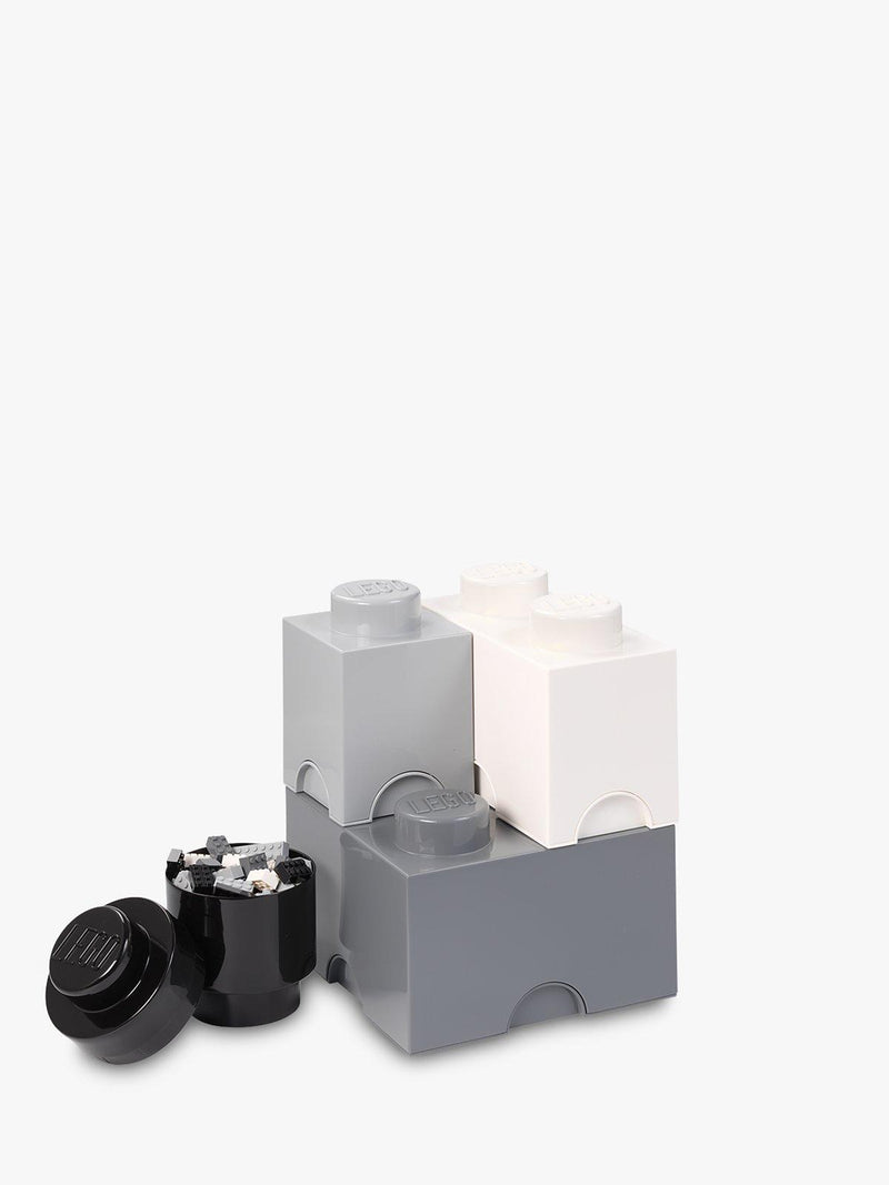 8 Stud Stackable Storage Brick Set 4 Piece