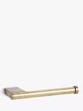 John Lewis Opus Bar Toilet Roll Holder - Brass